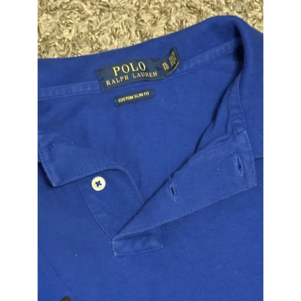 Polo Ralph Lauren Custom Slim Fit‎ Rugby Polo Shirt XL Big Pony #3